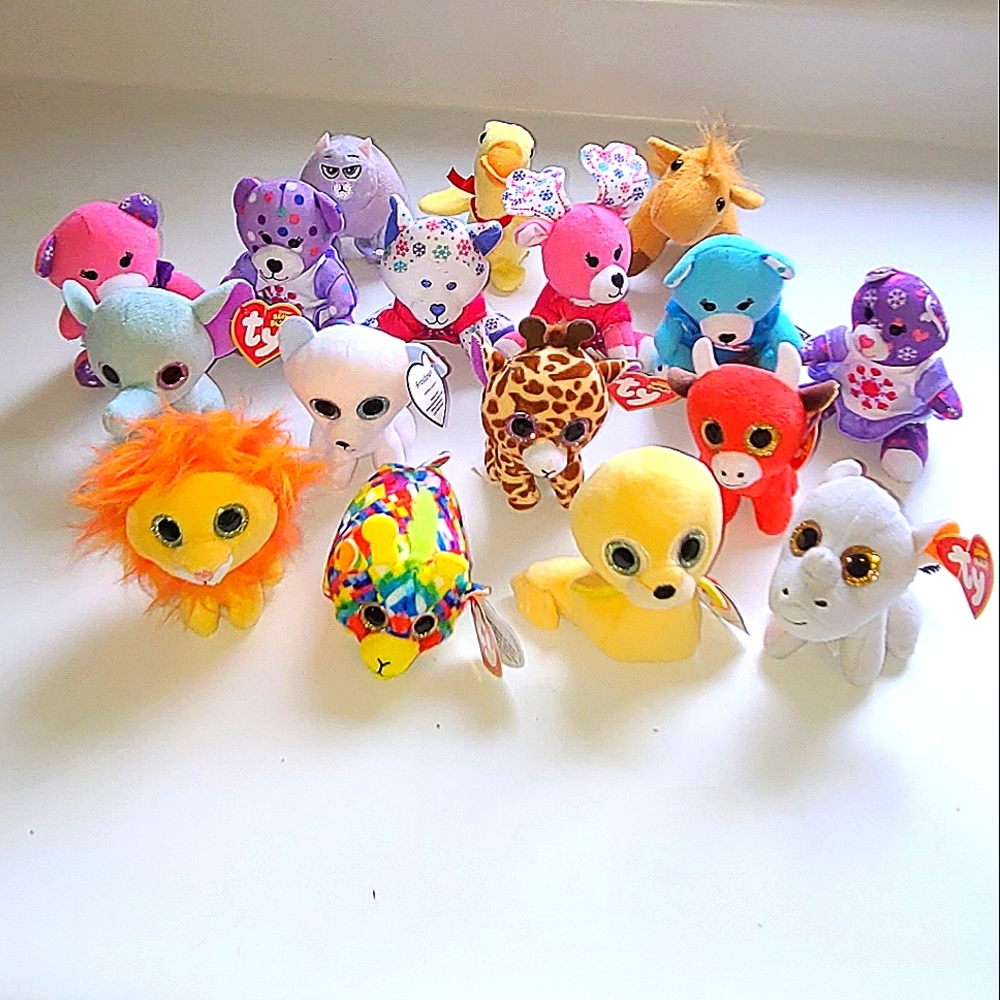 22 Teenie Beanie Boo Bundle + Other Pets